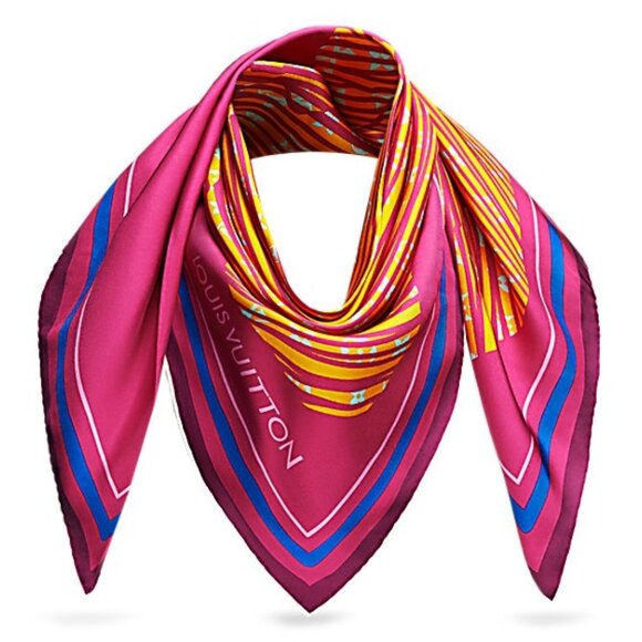 New Louis Vuitton Scarf Monogram Alma Bag Silk Wrap - Picture 6 of 14